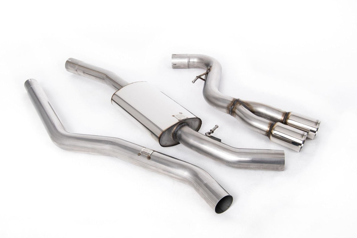 Milltek E82 Cat-back Exhaust System w/ Twin Polished Trim Assembly