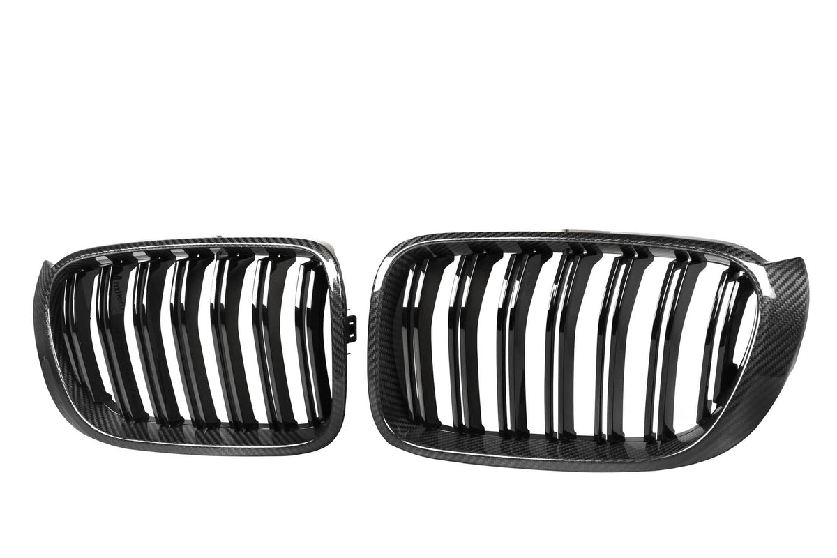 X3/X4 F25/F26 LCI Double Slat Dry Carbon Fiber Grill