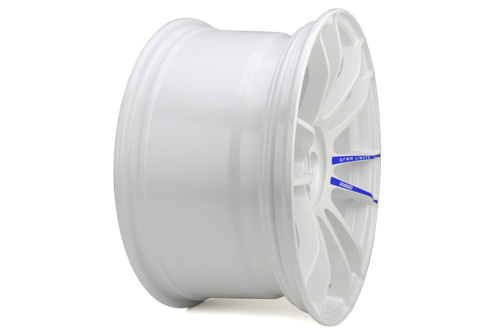 Rays Gram Lights 57Xtreme Spec D (Face 2) White 18x9.5 +38mm 5x100 (Single Wheel) - 2013-2024 Subaru BRZ / Scion FR-S / Toyota GR86 / 2014-2018 Subaru Forester