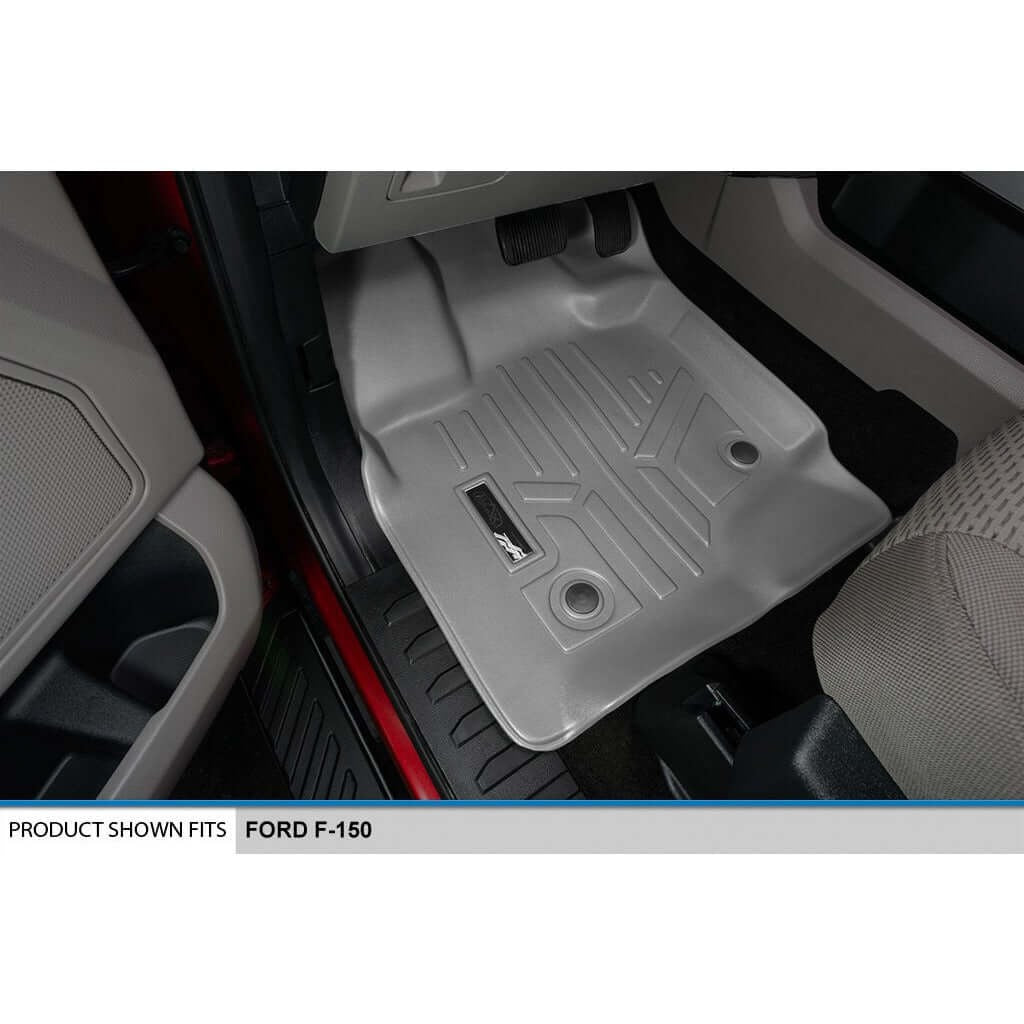 SMARTLINER Floor Liners for 2021-2026 Ford F-150 Hybrid SuperCrew Cab (1st Row Bucket)