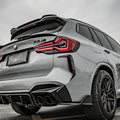 F97 X3M LCI SQ Style Dry Carbon Rear Canards