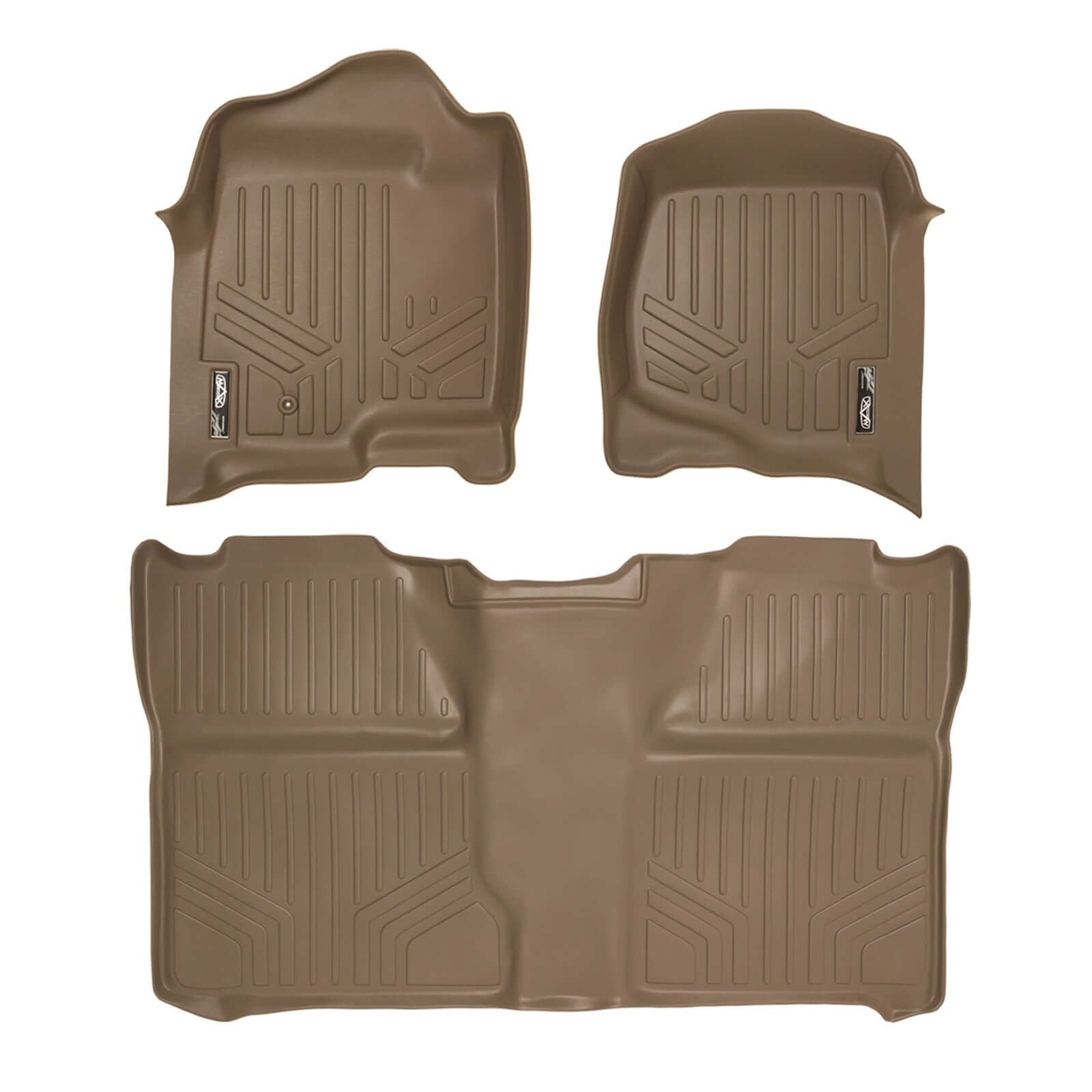 Smart TrimTM Floor Liners For 2007-2013 Silverado/Sierra 1500 Crew Cab - 2007-2014 2500/3500 HD Crew Cab