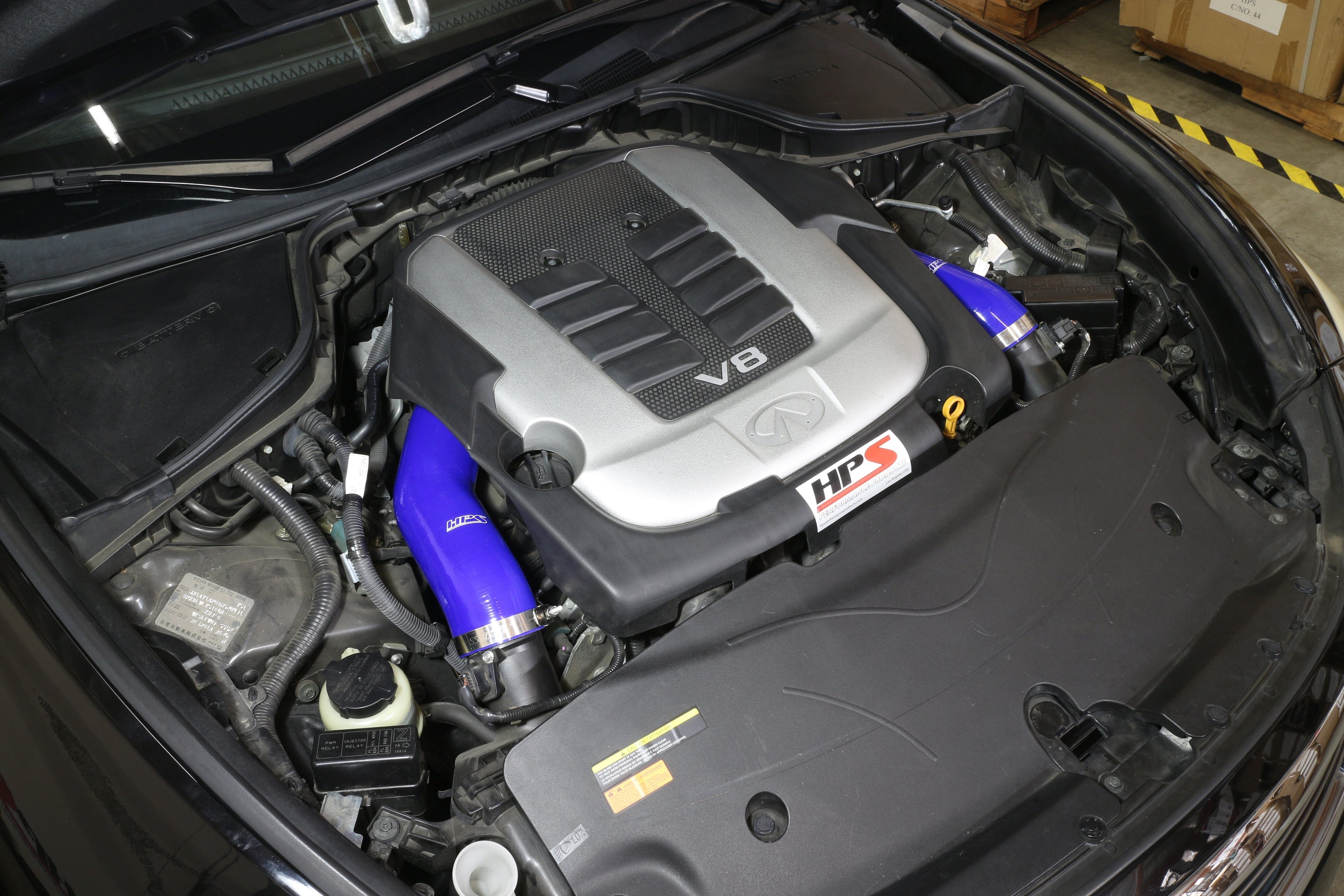 HPS Silicone Post MAF Air Intake Hose Kit Infiniti 2014-2019 Q70 5.6L V8, 57-1517