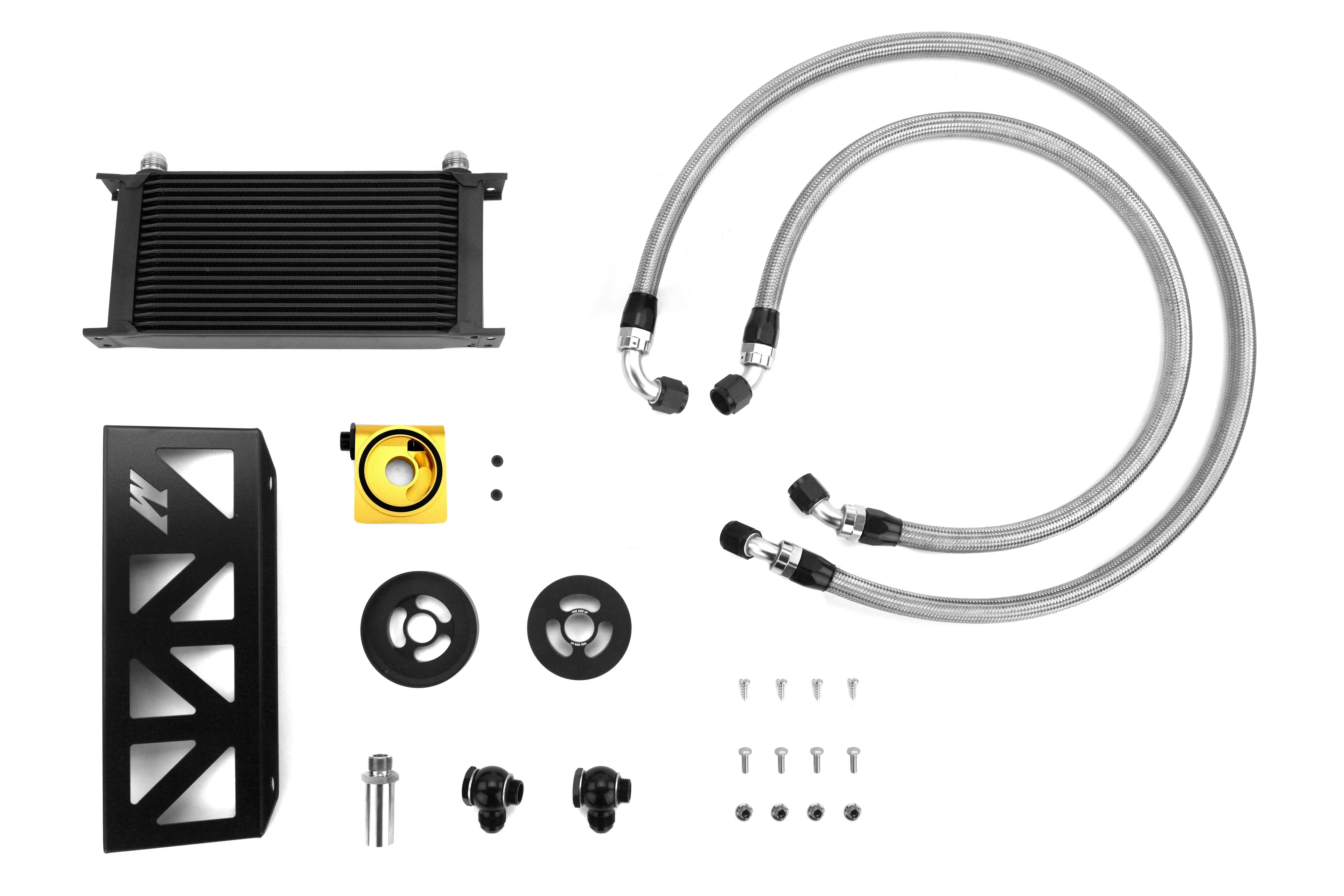 Mishimoto Black Oil Cooler (TStat) - 2013+ FR-S / BRZ / 86