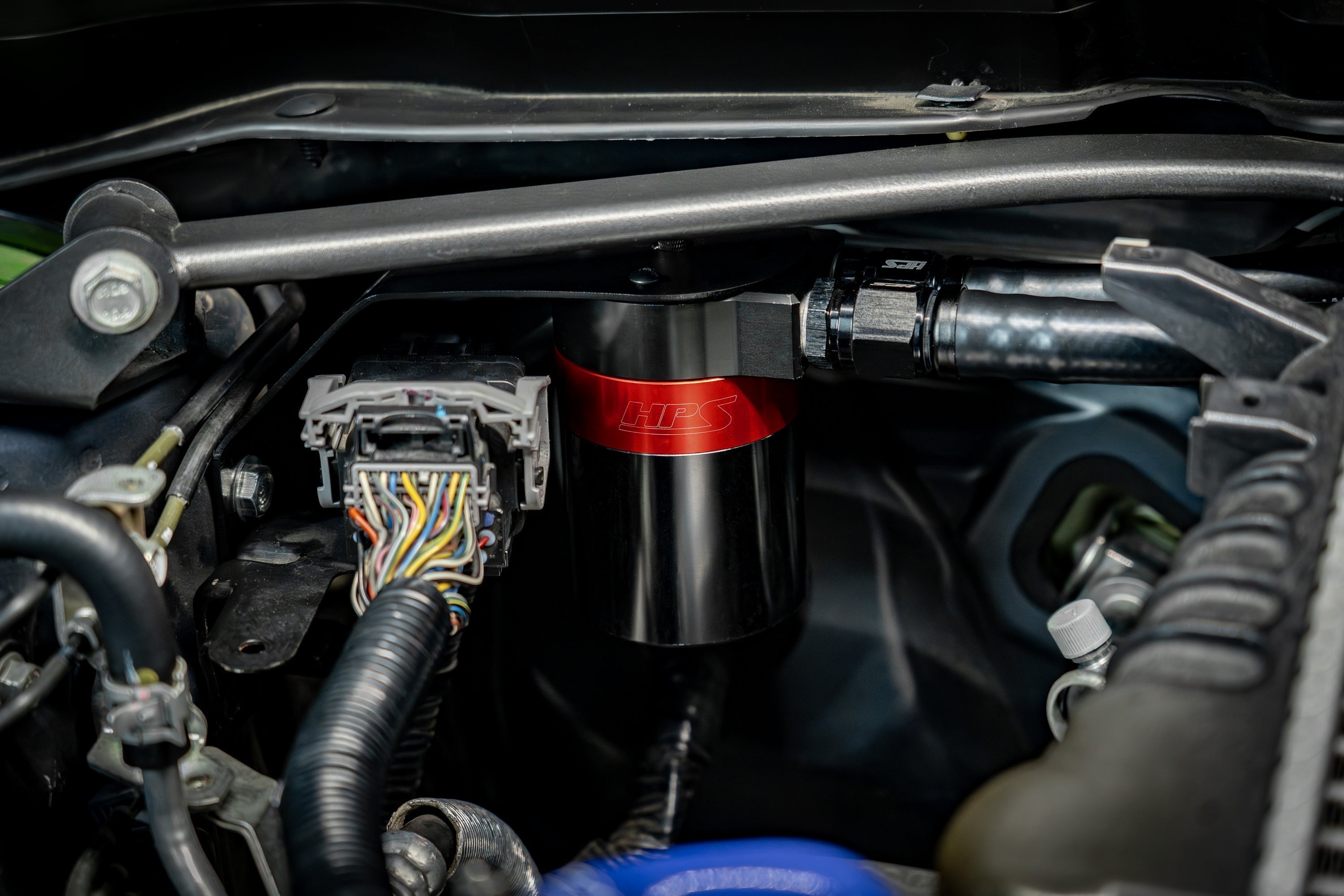 HPS Aluminum Oil Catch Can Kit 2008-2014 Subaru Impreza WRX 2.5L Turbo, 860-004, Open Box
