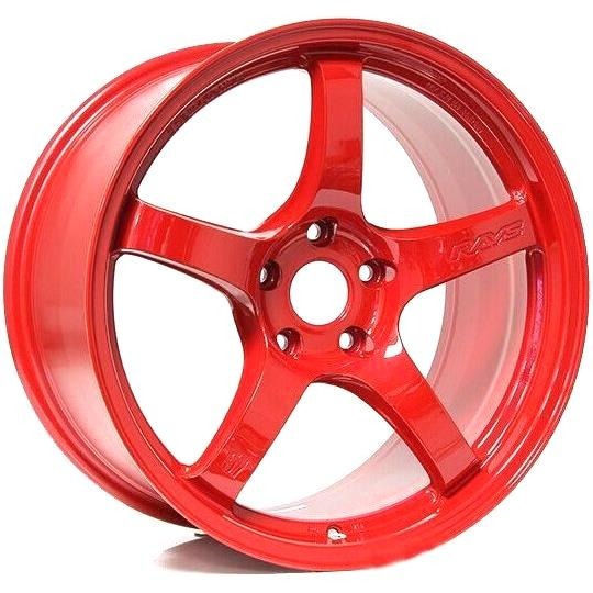 Rays Gram Lights 57CR Milano Red 18x9.5 +38 5x100 (Single Wheel) - 2013-2023 Subaru BRZ / Scion FR-S / Toyota GR86 / 2014-2018 Subaru Forester