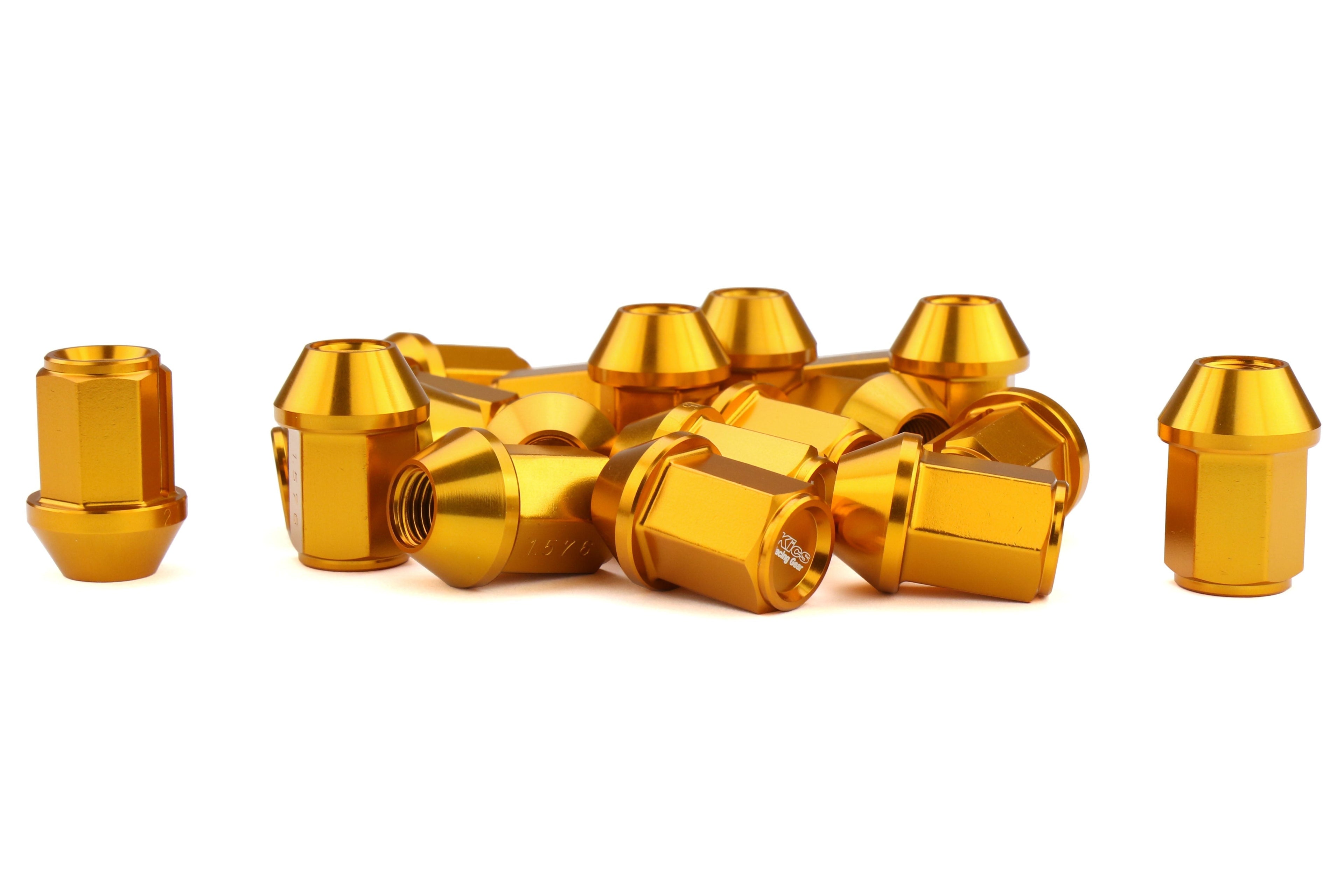 Project Kics Leggdura Racing Lug Nuts Yellow Gold M12X1.25 - Universal