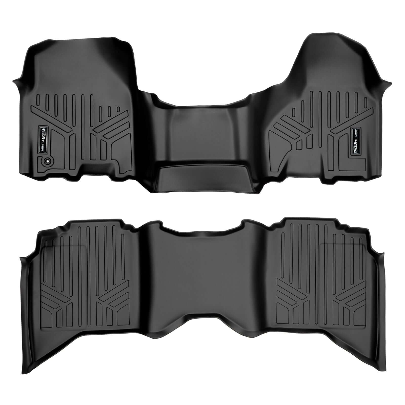 SMARTLINER Custom Fit Floor Liners For 2009-2012 Dodge Ram 1500 Crew Cab/2010-2012 2500/3500 Crew Cab (4 Full Size Doors)