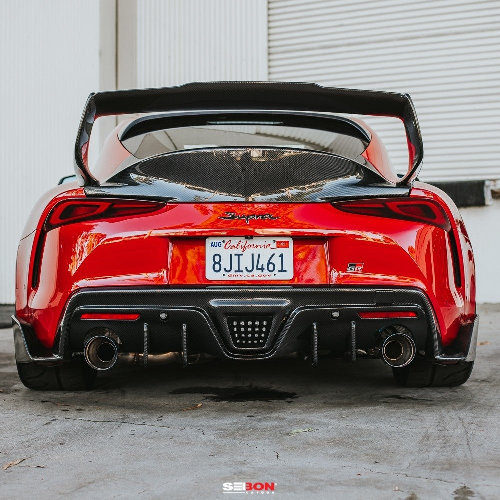 Seibon TD-Style Carbon Fiber Spoiler - 2020+ Toyota A90 Supra