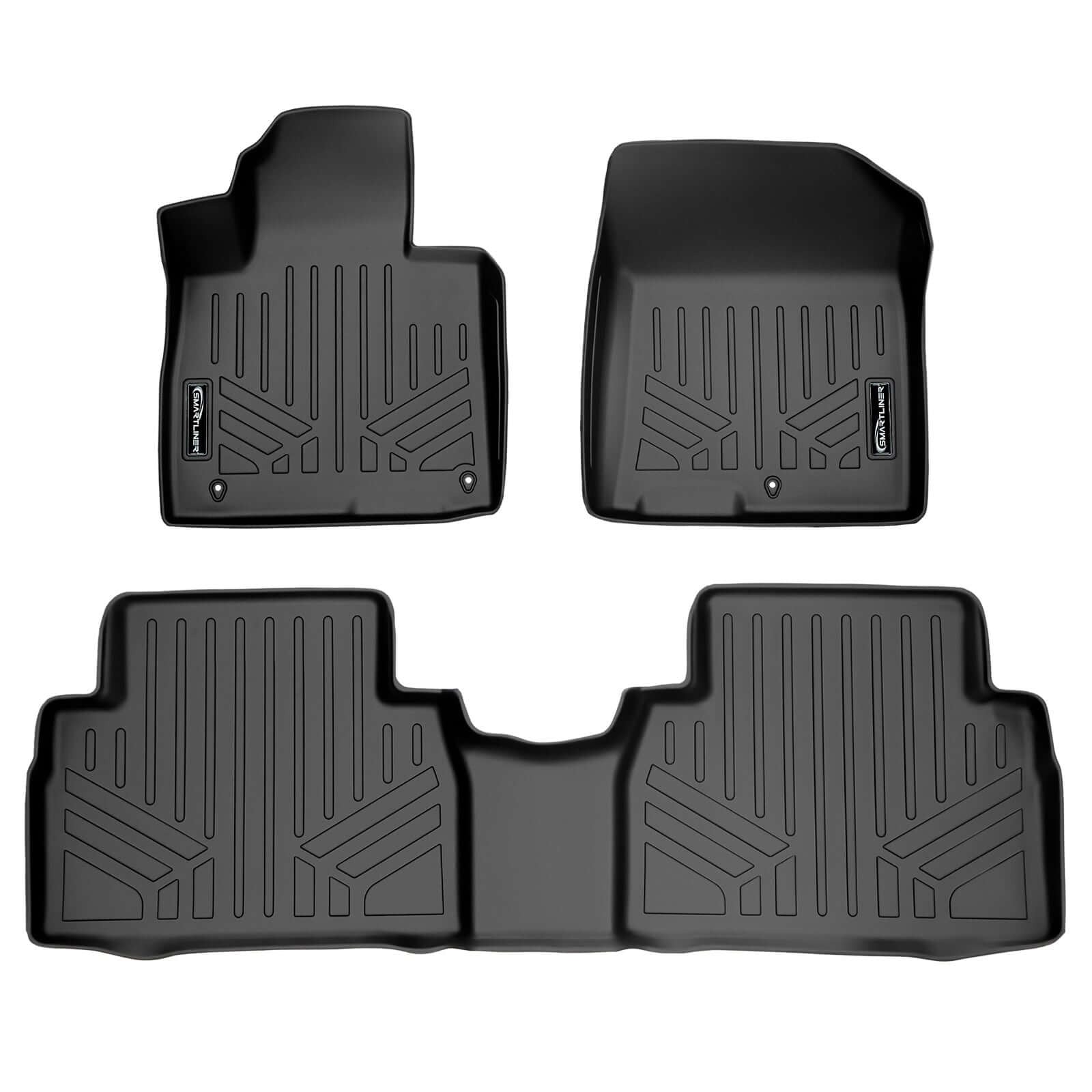 SMARTLINER Floor Liners for 2019-2020 Hyundai Santa Fe (5 Passenger Models)