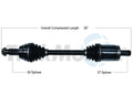 BMW F15 X5 New Left Front Axle Assembly By Surtrak 31607607937