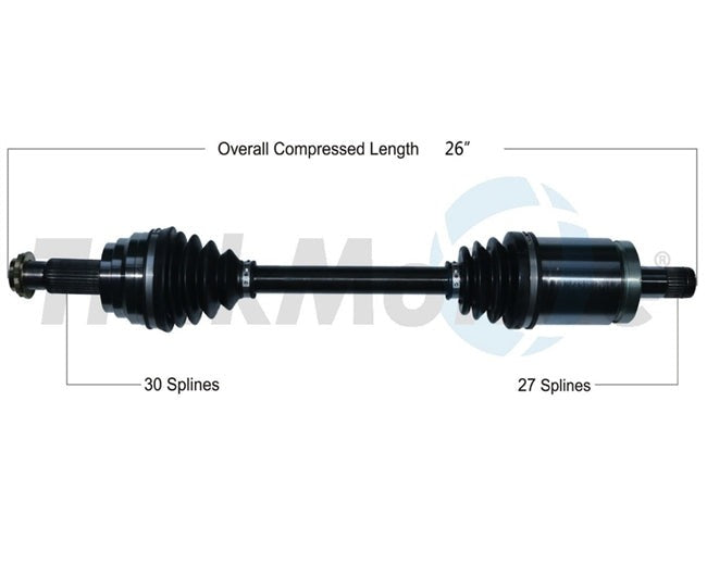 BMW F15 X5 New Left Front Axle Assembly By Surtrak 31607607937