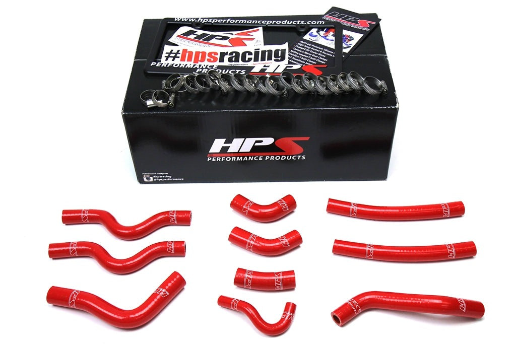 HPS Red Reinforced Silicone Heater Hose Kit Coolant Toyota 98-07 Land Cruiser 4.7L V8