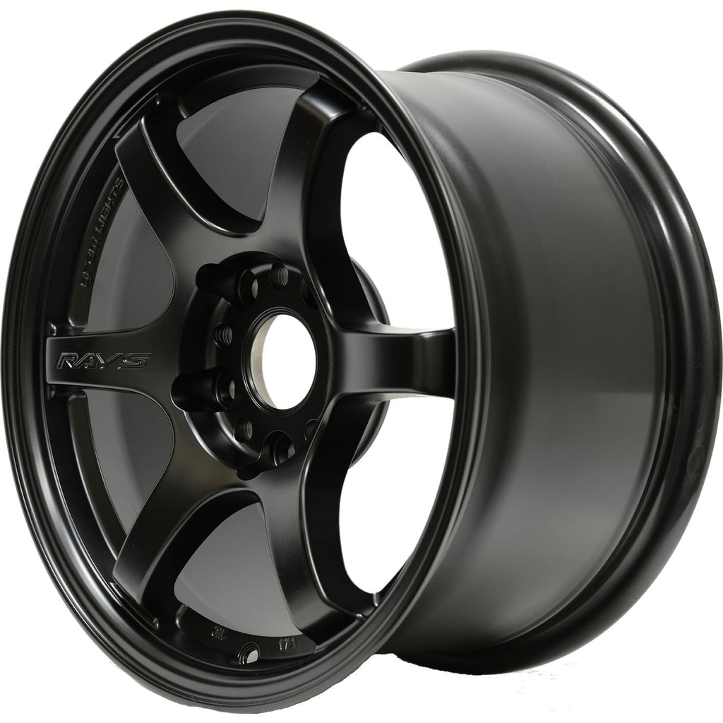 Gram Lights 57DR Semi Gloss Black 18x9.5 +38mm 5x100 (Single Wheel) - 2013-2024 Subaru BRZ / Scion FR-S / Toyota GR86 / 2014-2018 Subaru Forester