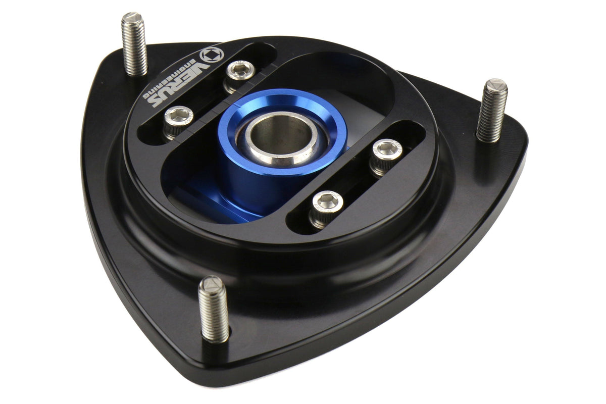 Verus Engineering Front Camber Plate Kit Blue - 2013-2021 Scion FRS / Subaru BRZ / Toyota 86