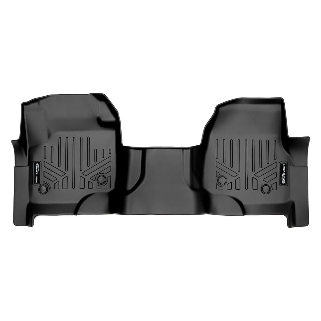 SMARTLINER Custom Fit Floor Liners For 2017-2026 Ford Super Duty Crew with Vinyl Flooring and 2nd Row Bench Seat
