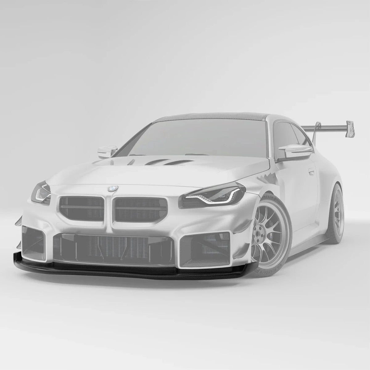 Revozport Carbon Fiber Front Splitter for BMW G87 M2 G80 G81 M3 G82 G83