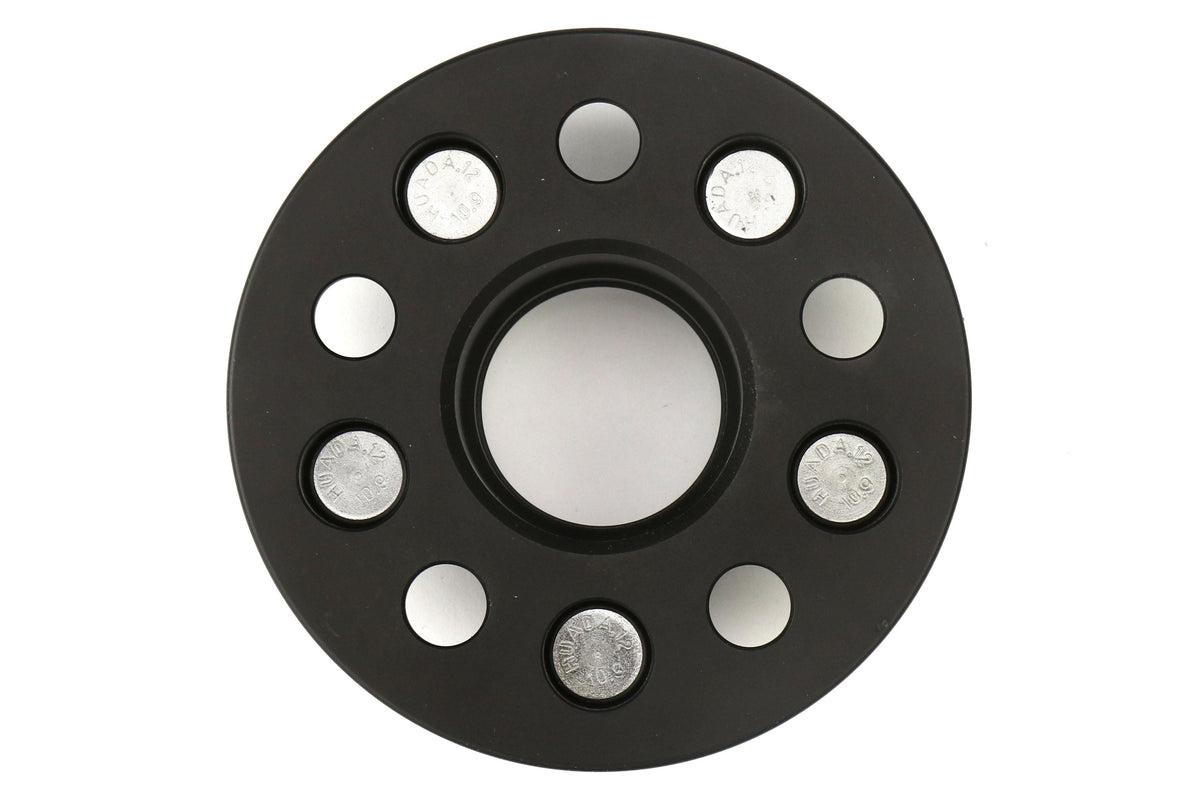 ISC Suspension Wheel Spacers 5x100 25mm Black Pair - Subaru Models (inc. 2002-2014 WRX