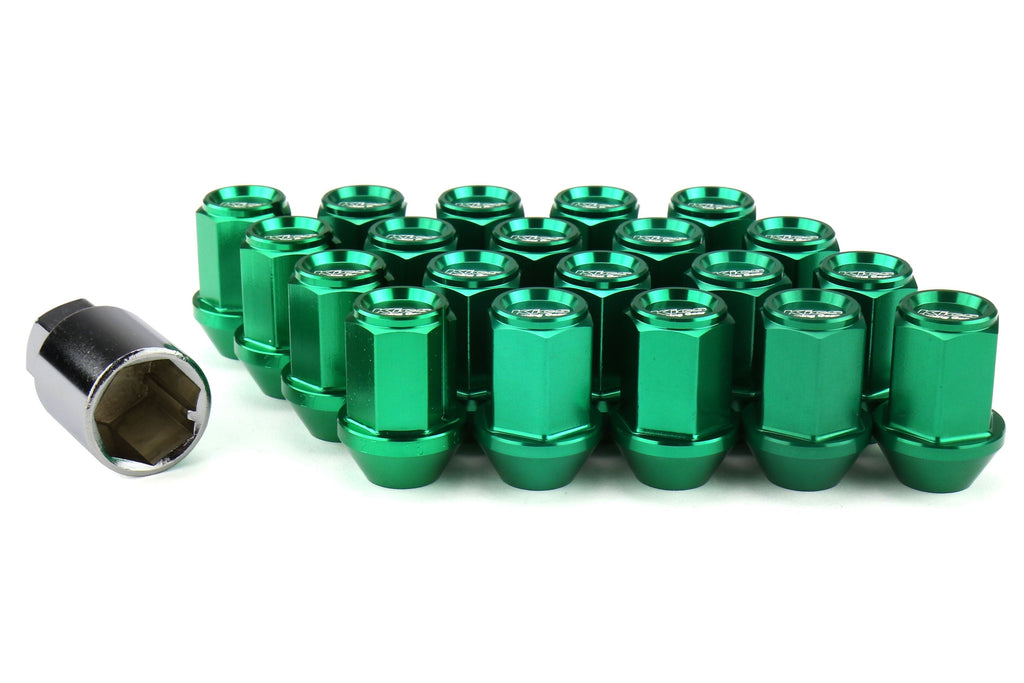 Project Kics Leggdura Racing Lug Nuts Light Green M12X1.25 - Universal
