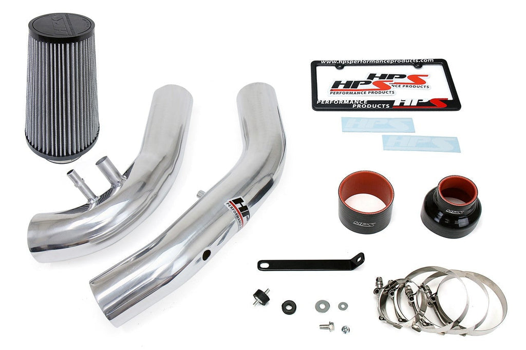 HPS Cold Air Intake Kit 2015-2017 Ford Mustang Ecoboost 2.3L Turbo, Polish