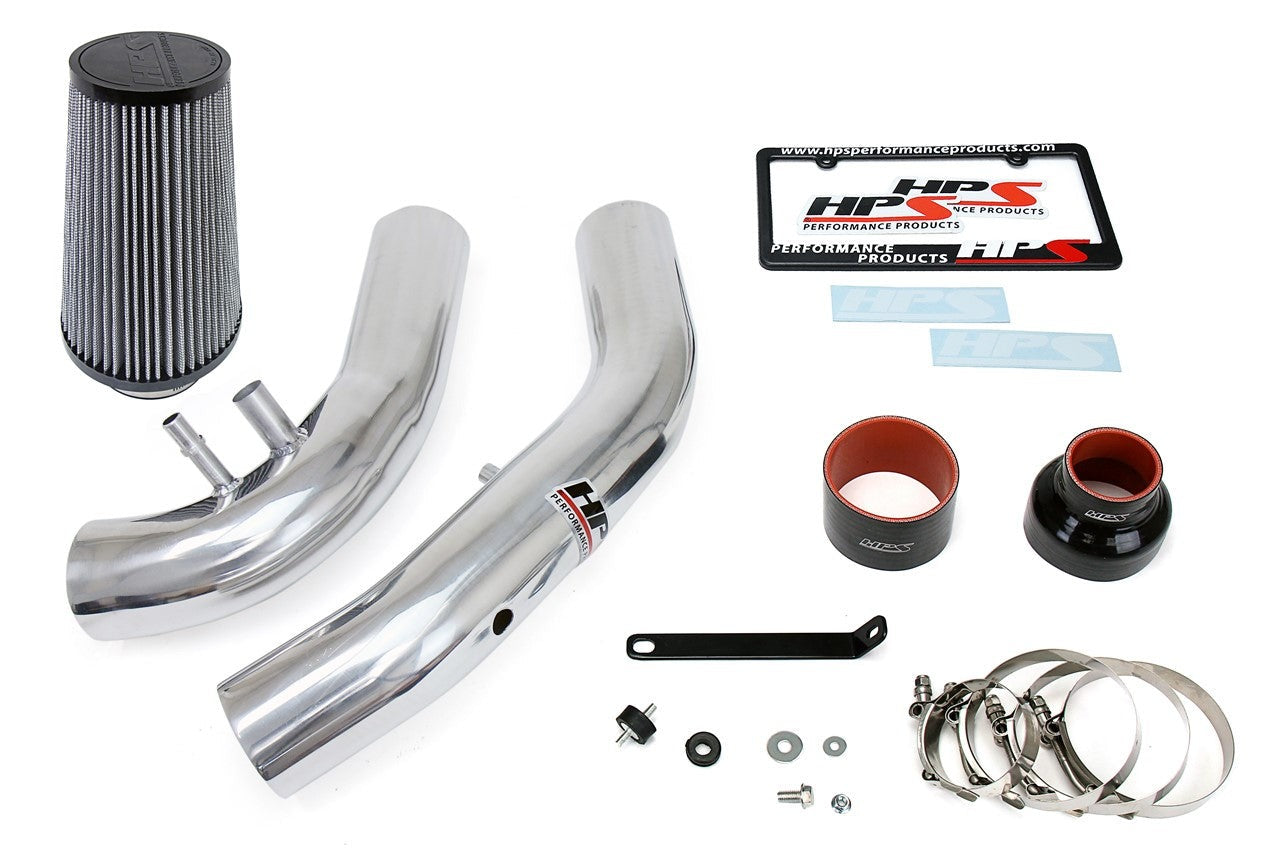 HPS Cold Air Intake Kit 2015-2017 Ford Mustang Ecoboost 2.3L Turbo, Polish