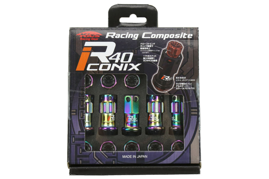 Project Kics R40 Iconix Lug Nuts W/ Lock - M12x1.25