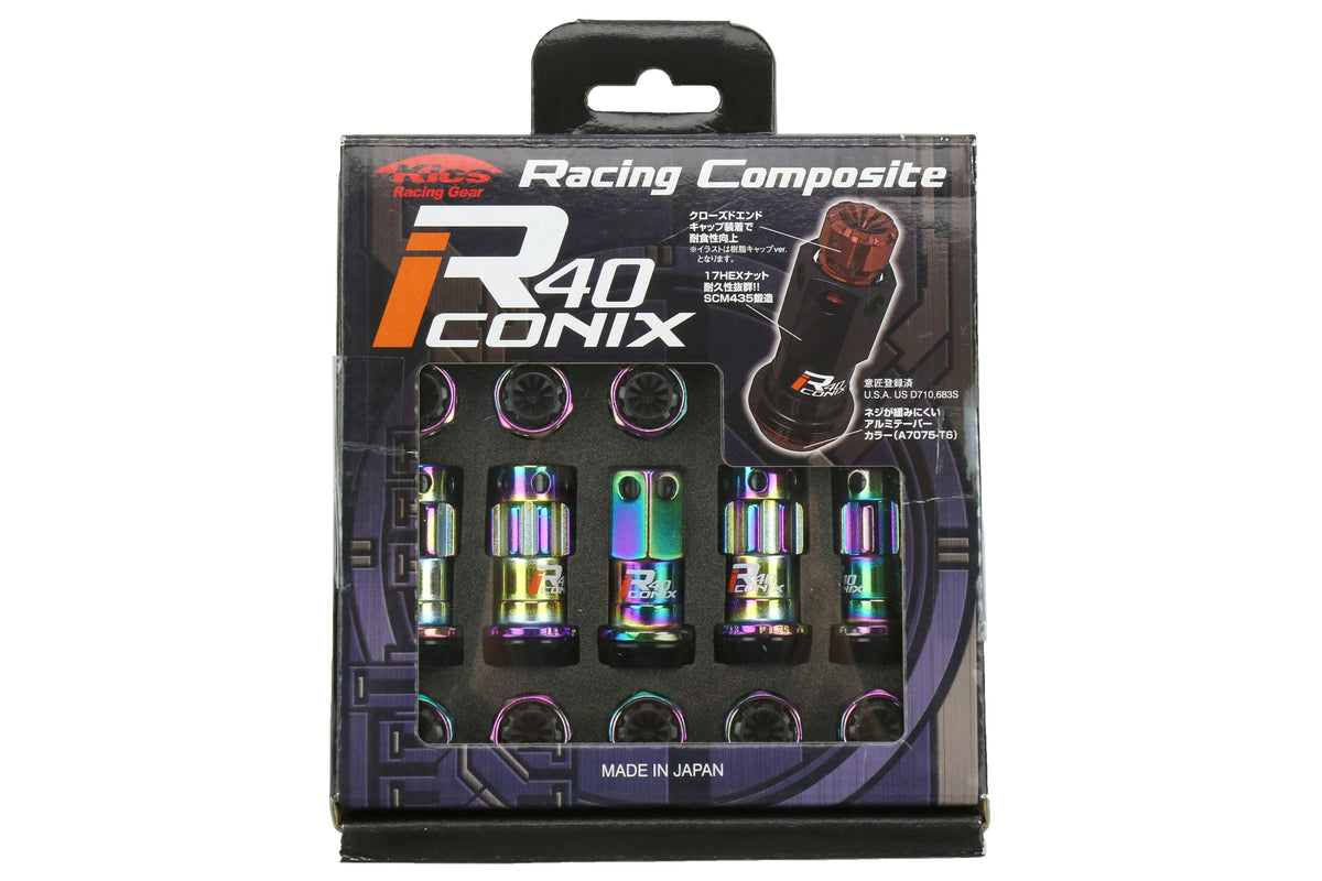 Project Kics R40 Iconix Lug Nuts W/ Lock - M12x1.25