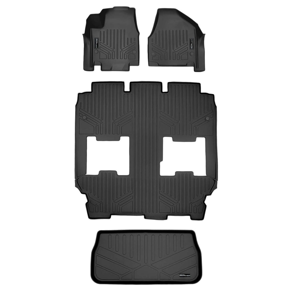 Smart TrimTM Floor Liners For 2017-2026 Chrysler Pacifica Plug-In-Hybrid (Touring Models)
