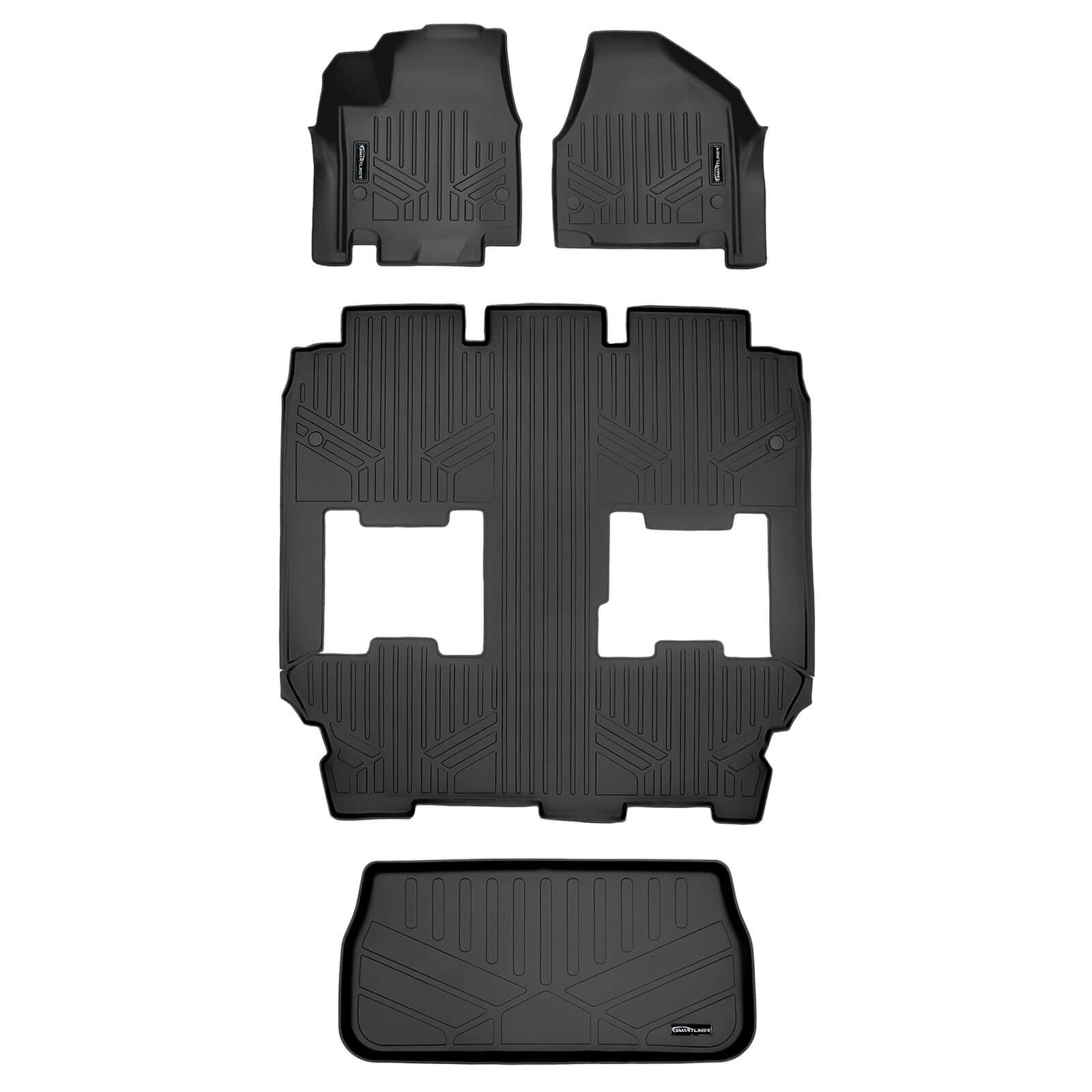 Smart TrimTM Floor Liners For 2017-2026 Chrysler Pacifica Plug-In-Hybrid (Touring Models)