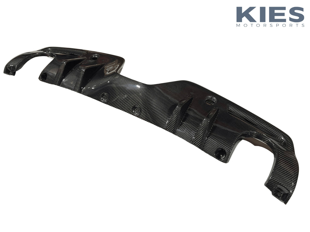 Kies 2019+ Toyota Supra (A90) 1-Piece Carbon Fiber Rear Diffuser