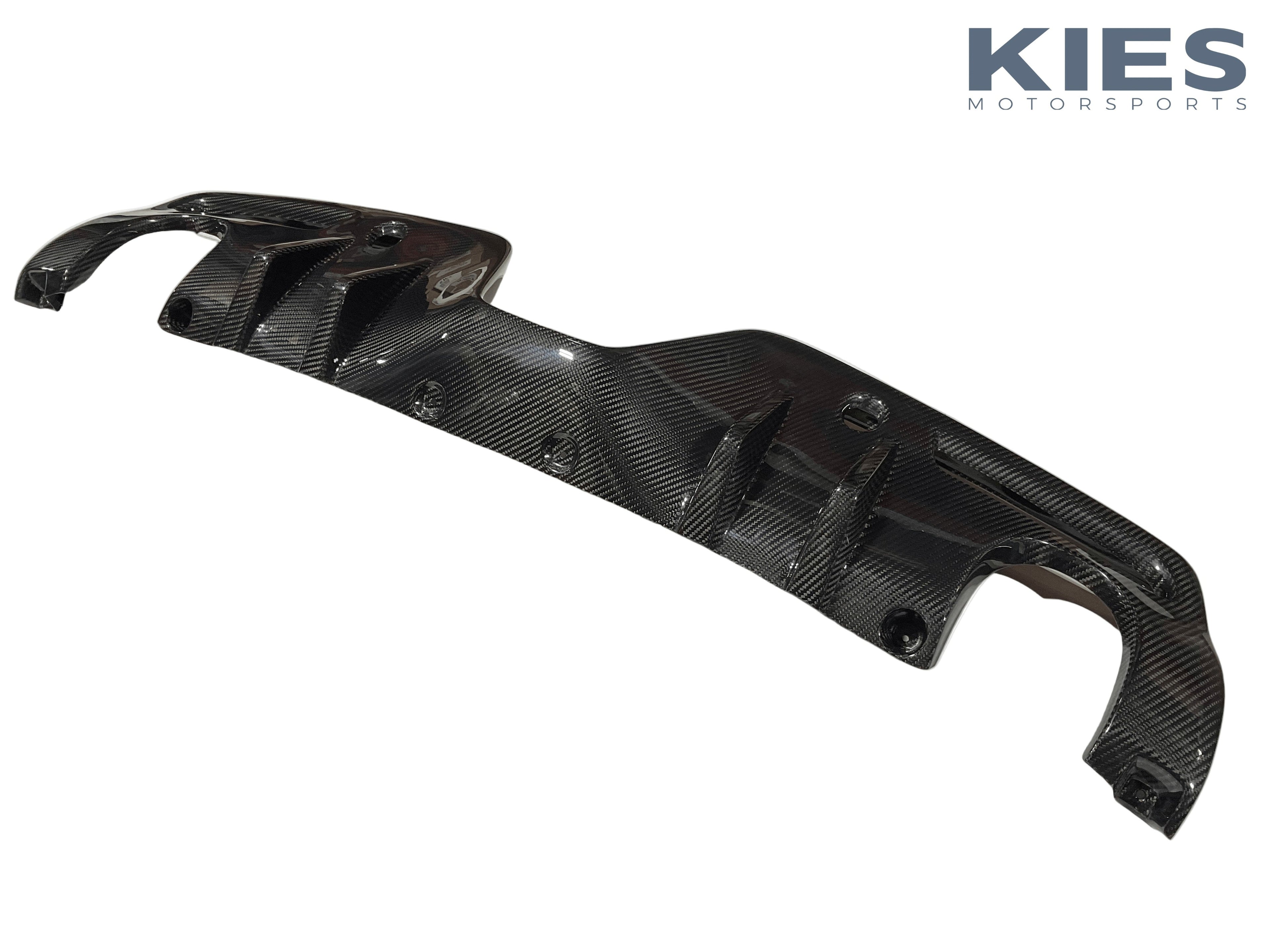 Kies 2019+ Toyota Supra (A90) 1-Piece Carbon Fiber Rear Diffuser