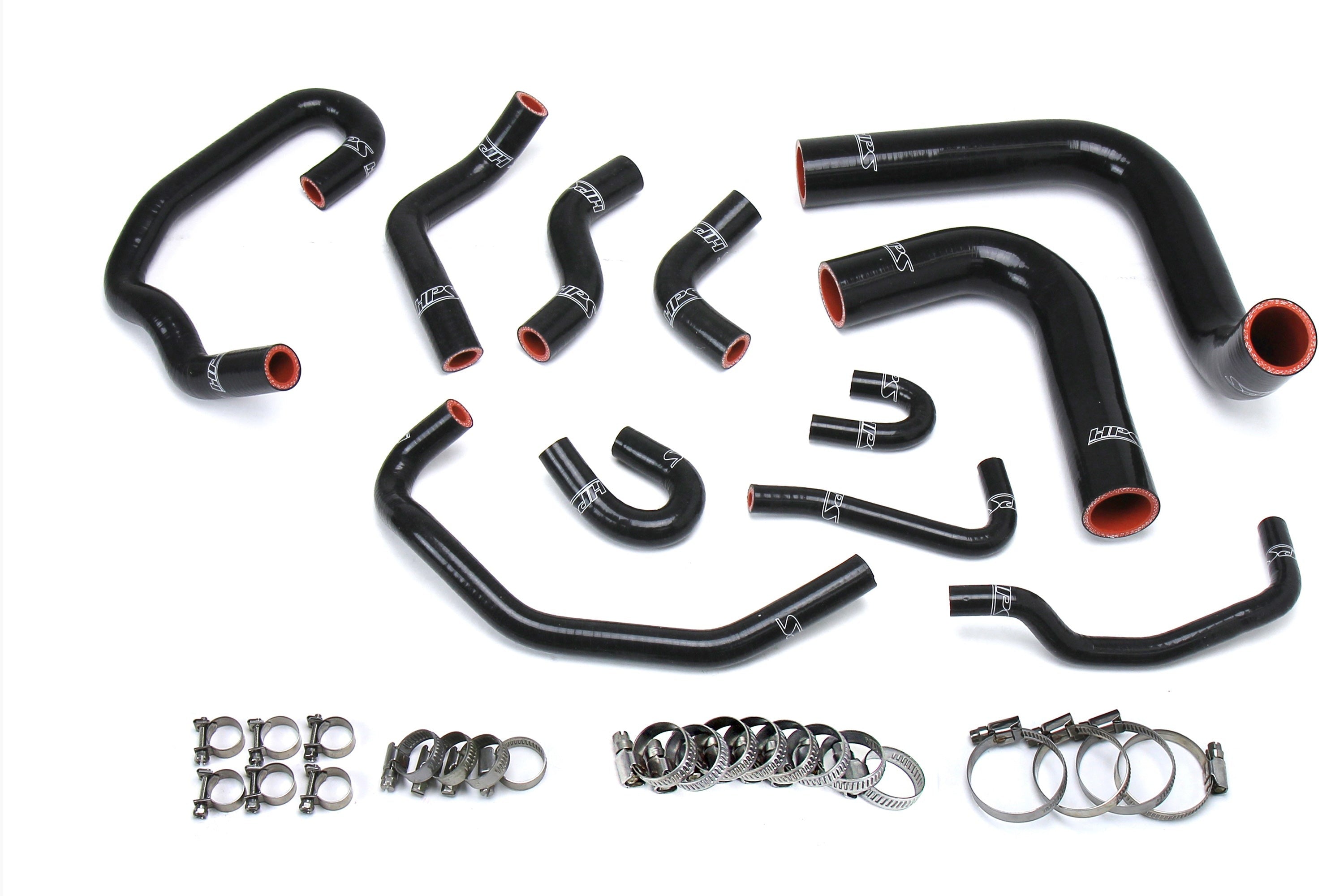 HPS Reinforced Black Silicone Radiator + Heater Hose Kit Coolant Toyota 93-95 4Runner 3.0L V6 Left Hand Drive