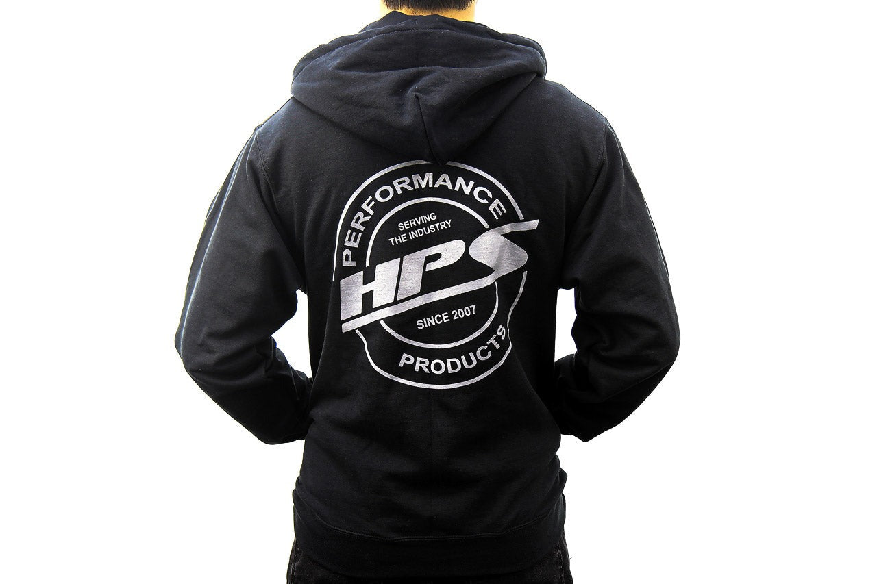 HPS Performance 2022 Round Logo Zip-Up Hoodie, Black