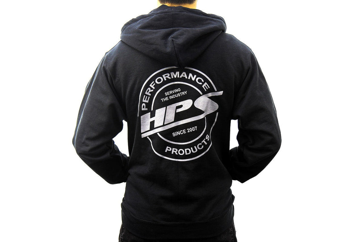 HPS Performance 2022 Round Logo Zip-Up Hoodie, Black