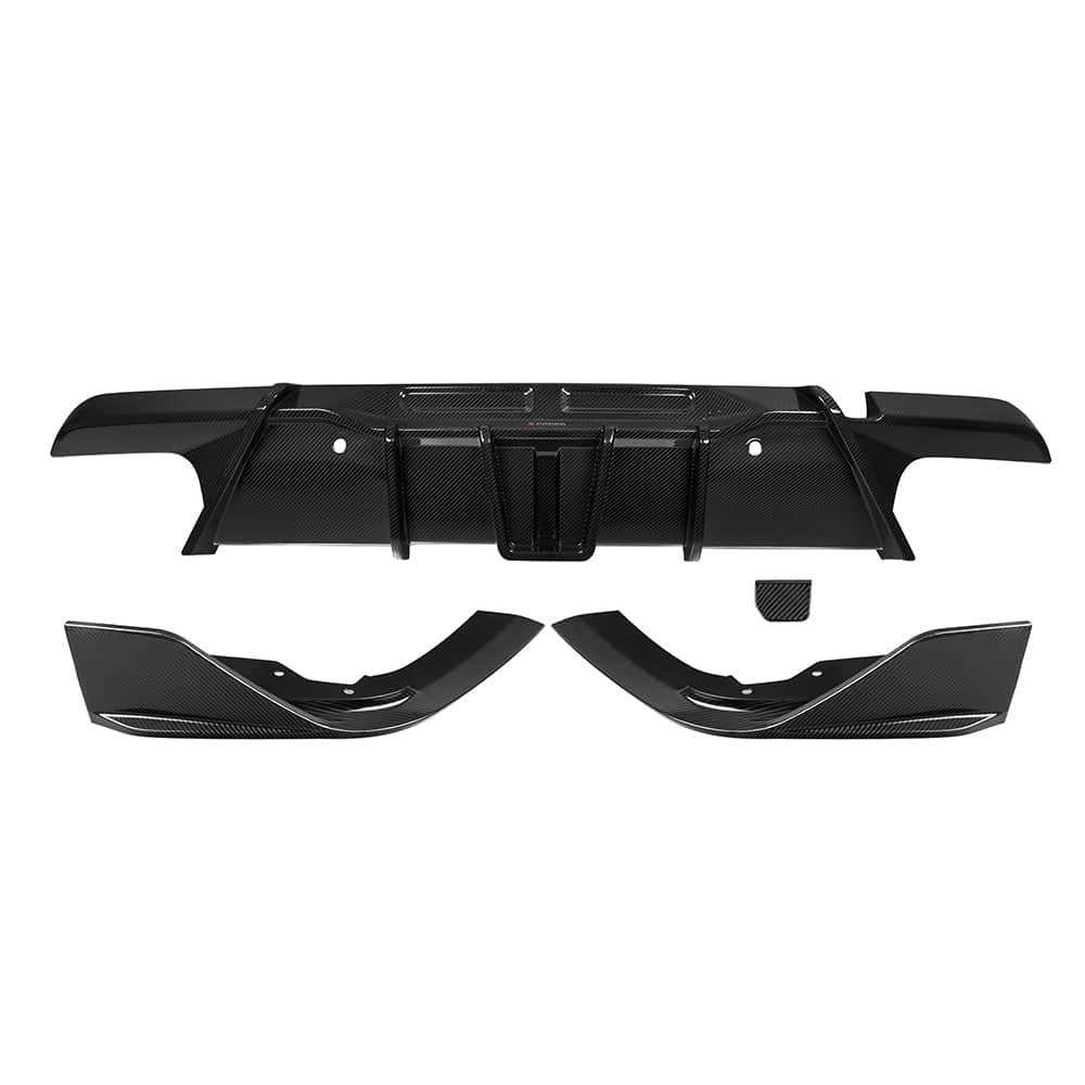 X6M F96 SQ Style Dry Carbon Fiber Diffuser With or Without Brake Light