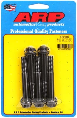 ARP M10 x 1.25 x 70 12pt Black Oxide Bolts (Set of 5)