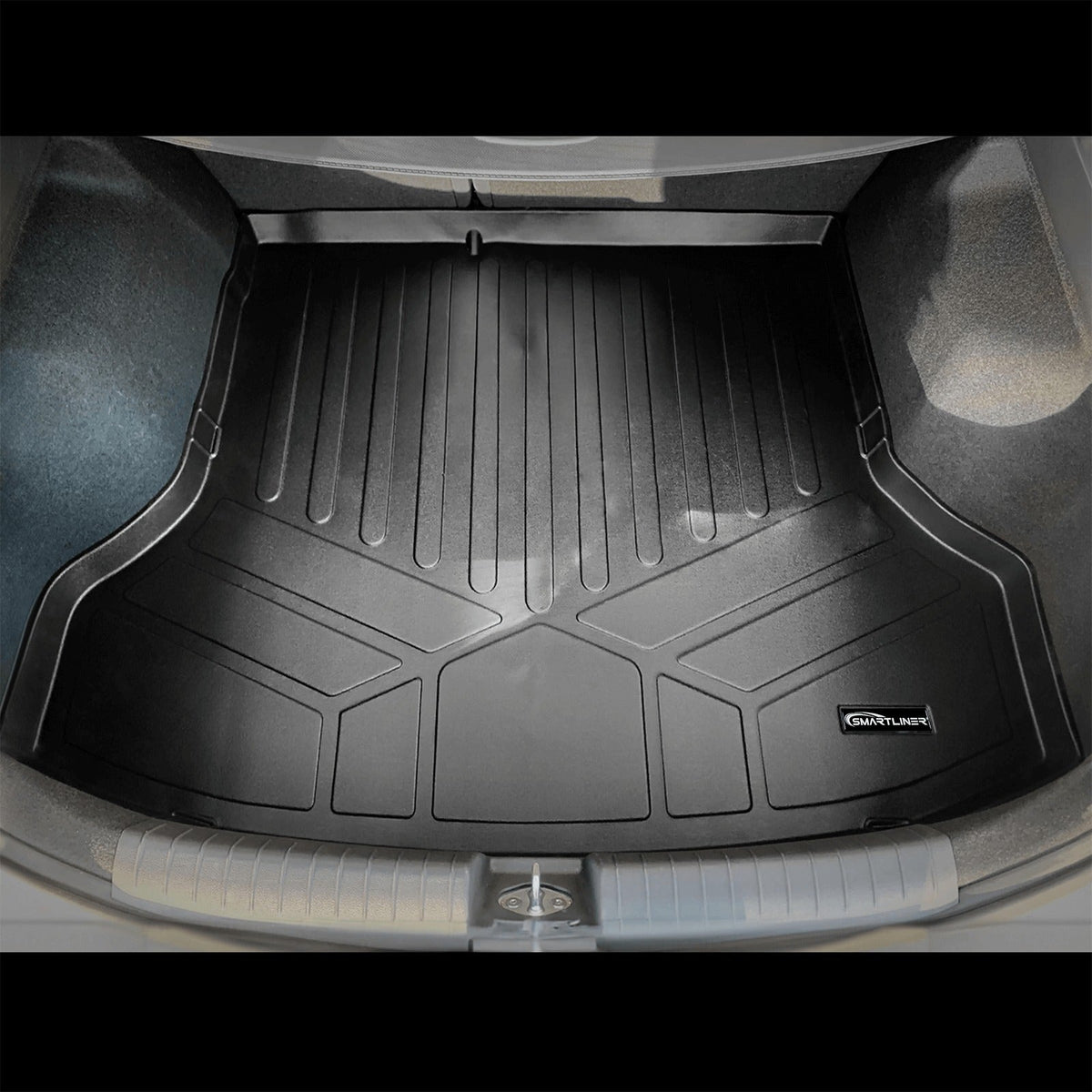 SMARTLINER Floor Liners for 2019-2022 Hyundai Ioniq Hybrid Blue Trim no Subwoofer in Cargo Area (Does Not Fit Electric Models)