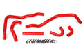 HPS Reinforced Red Silicone Heater Hose Kit Coolant Toyota 00-05 MR2 Spyder