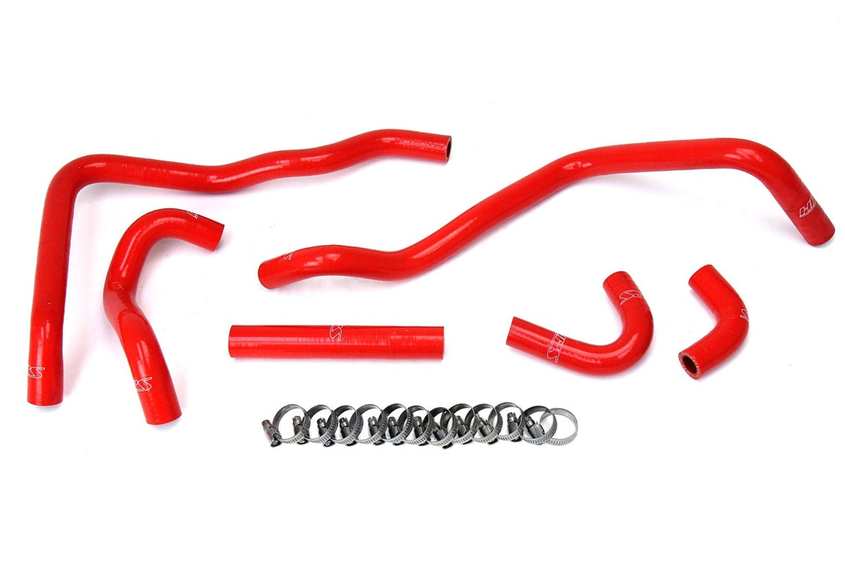 HPS Reinforced Red Silicone Heater Hose Kit Coolant Toyota 00-05 MR2 Spyder