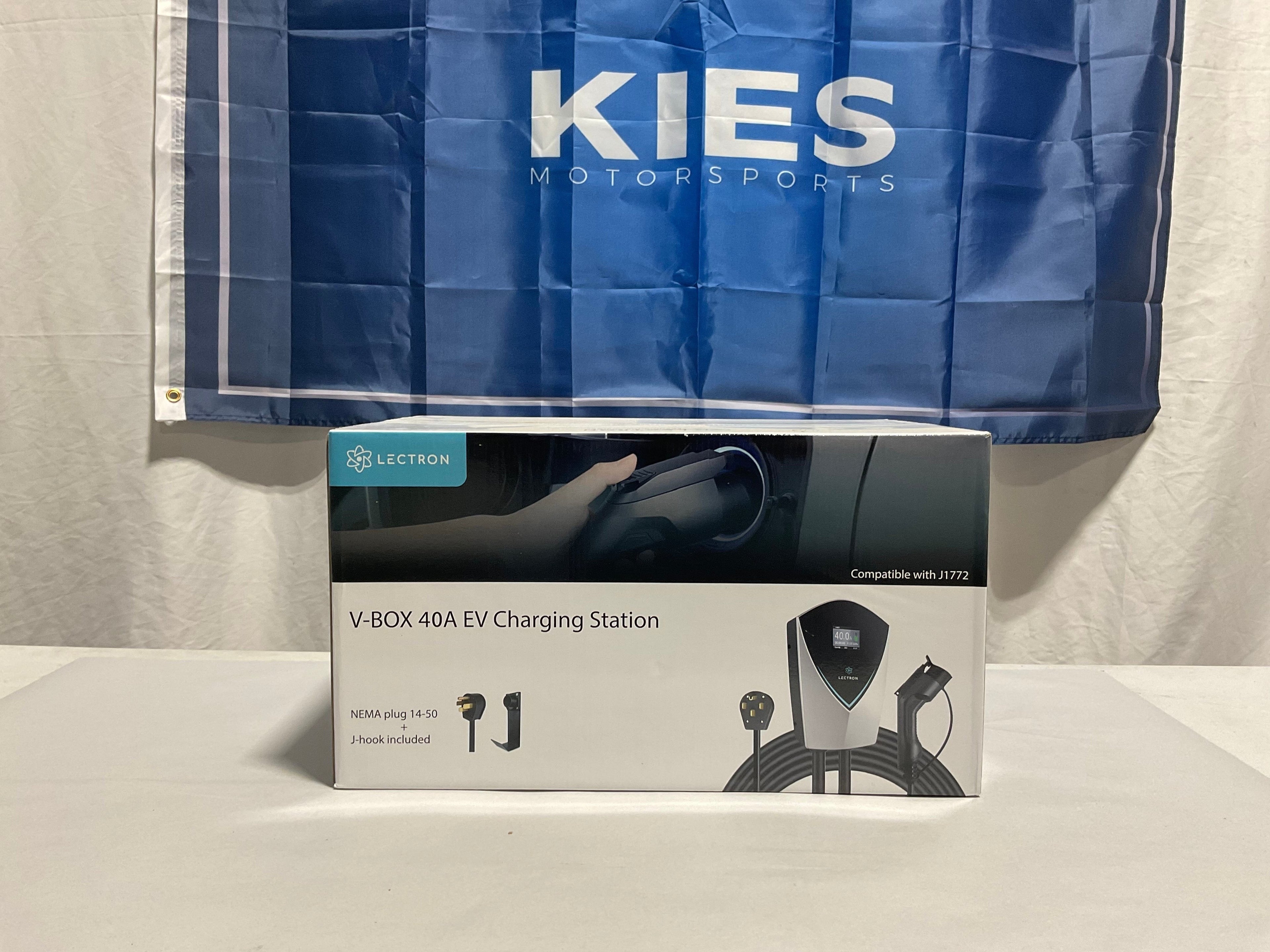 OPEN BOX (EV) - Lectron V-BOX 240V 40A Electric Vehicle (EV) Charging Station With NEMA 14-50 Plug