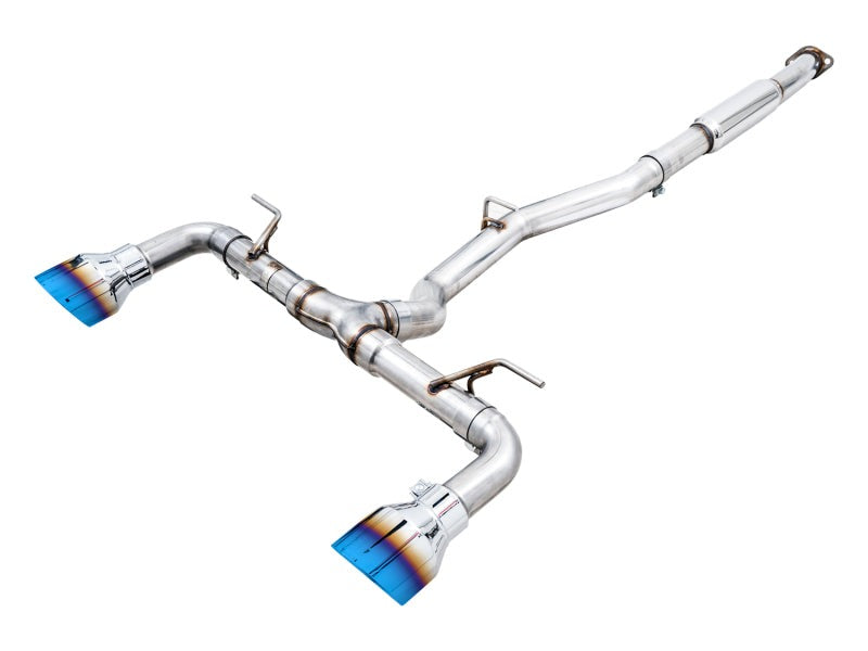AWE Tuning Track Edition Exhaust - Vapor Blue Tips - 2013-2026 Scion FR-S / Subaru BRZ / Toyota GR86 / 86