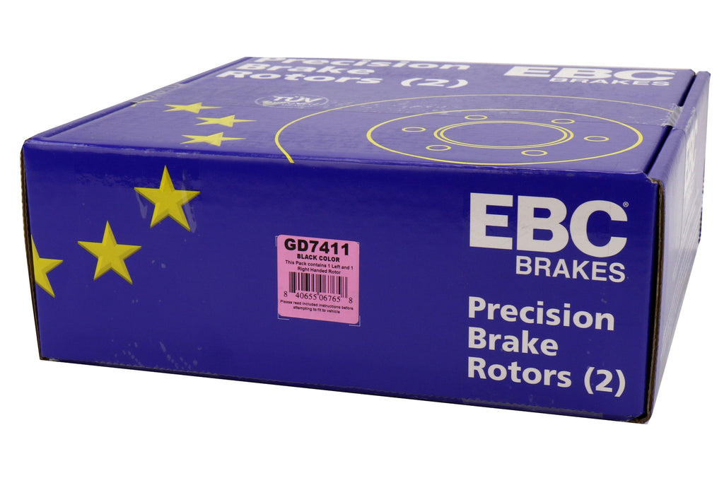 EBC Turbo Grooved Front Rotors - 2013-2026 Subaru BRZ / Toyota GT/GR86 / Scion FR-S (W/ Vented Rear Rotors)