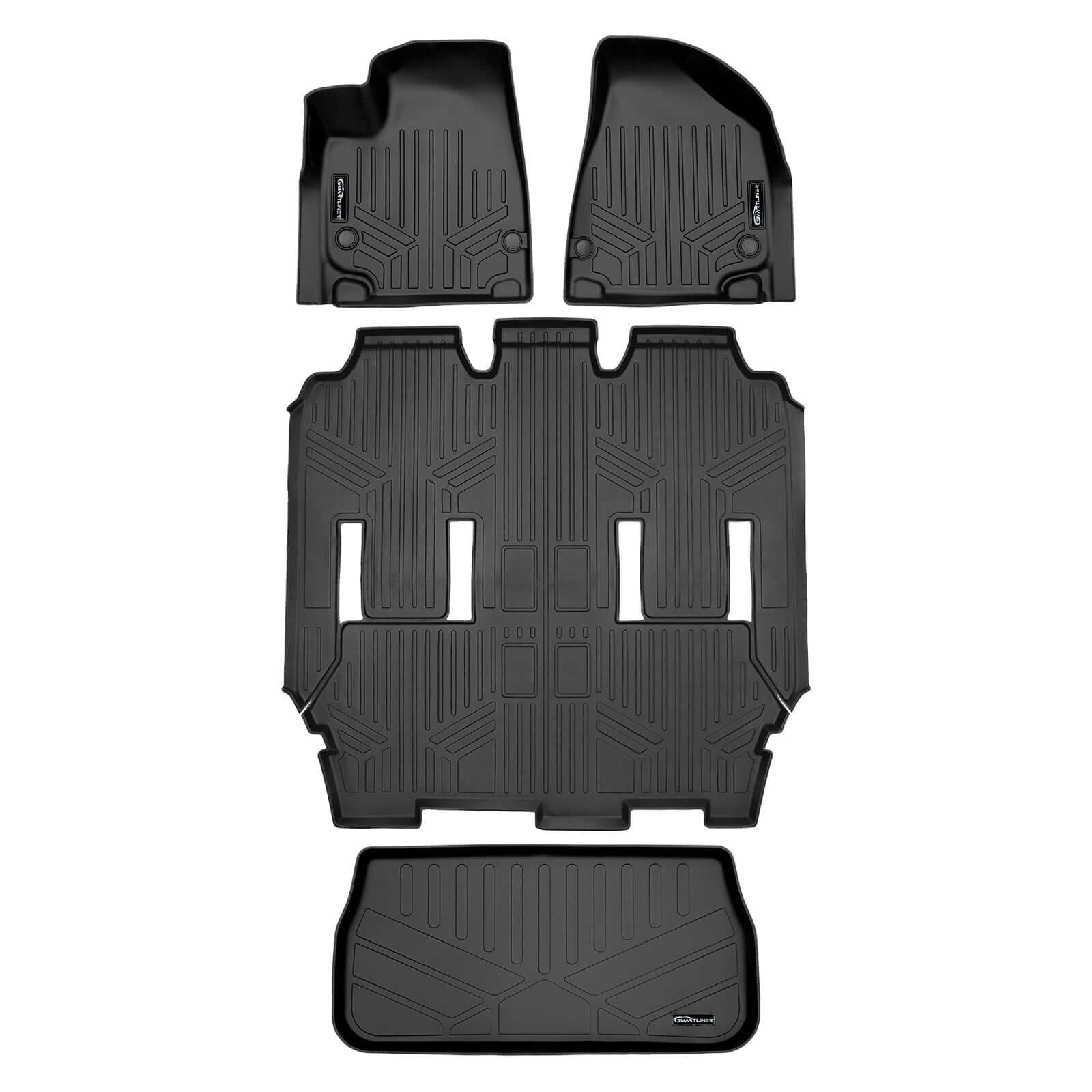 Smart TrimTM Floor Liners For 2024-2026 Pacifica Pinnacle Plug in Hybrid