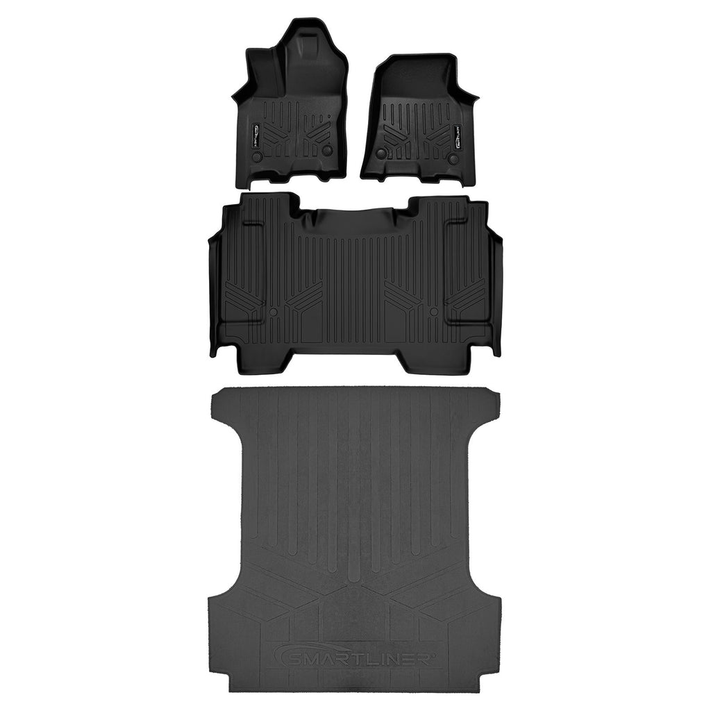 SmartCoverageTM Floor Liners For 2025-2026 Ram 1500 Crew Cab without Rear Underseat Storage Box