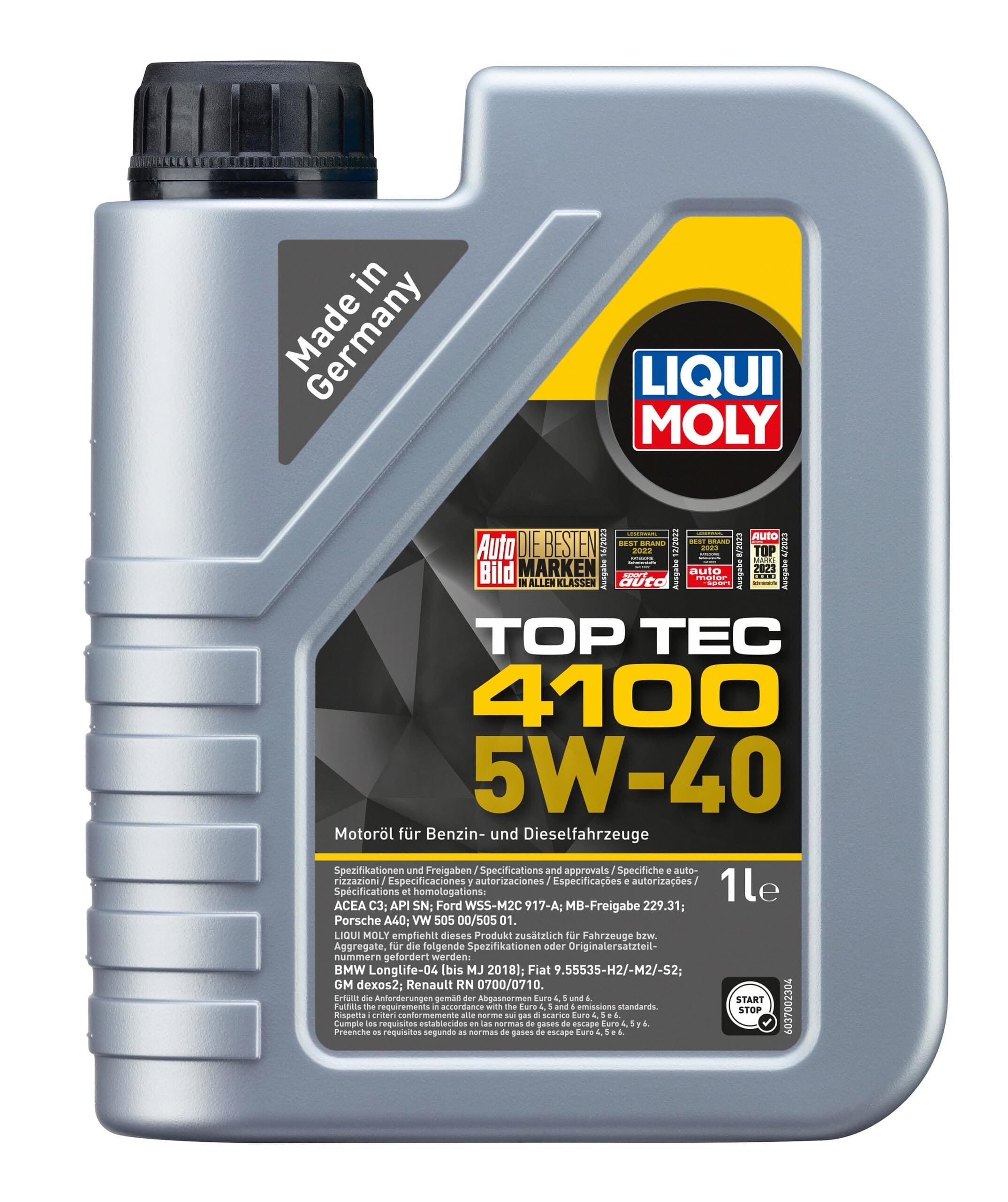 All 5 Liter Oil Options Combined