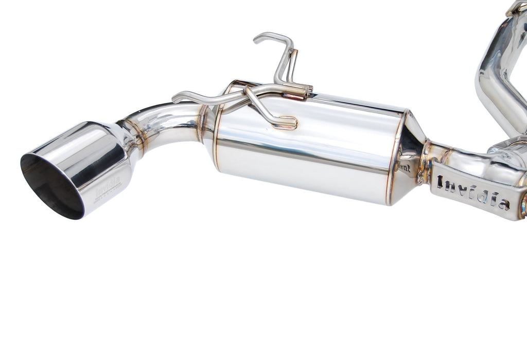 Invidia N2 Cat Back Exhaust - Stainless Steel Tips - 2013-2024 Scion FR-S / Subaru BRZ / Toyota GR86