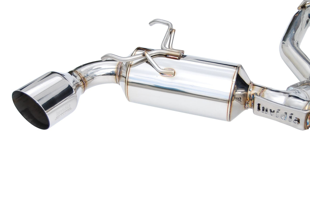 Invidia N2 Cat Back Exhaust - Stainless Steel Tips - 2013-2024 Scion FR-S / Subaru BRZ / Toyota GR86