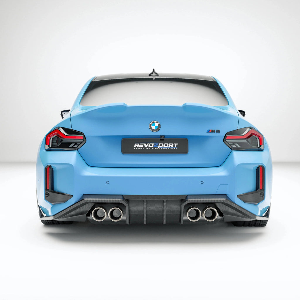 Revozport Carbon Fiber Rear Diffuser for BMW G87 M2