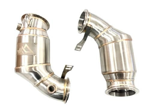 MAD BMW F90 M5 F92 M8 Primary Catted Downpipes S63R (No Heat Shield)