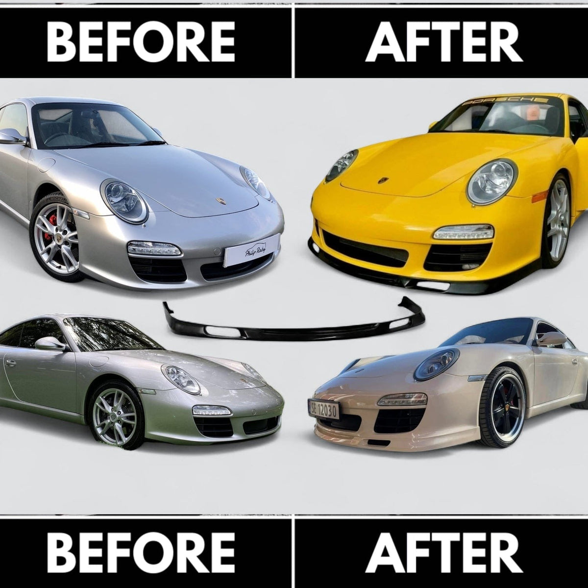 Better Bodies Motorsport Carrera Front Lip Spoiler - Porsche / 997.2 / 2009–2012